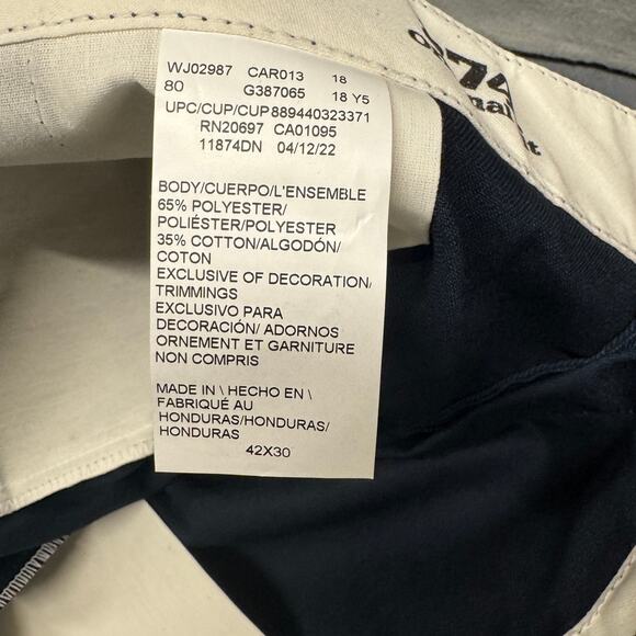 Dickies Work Pants Mens 42x30 ACTUAL 874 Flex Original Fit Navy Blue NEW - Picture 5 of 10